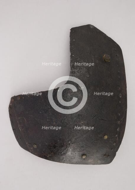 Right Breastplate from a Brigandine, Italian, ca. 1400-1425. Creator: Unknown.