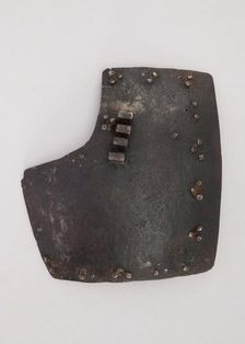 Right breastplate from a brigandine, Italian, ca. 1450. Creator: Unknown