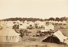 Right Flank of Governor General's Camp, 1858-61. Creator: Unknown