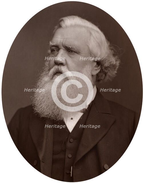 Right Hon Austen Henry Layard DCL, British Ambassador to Constantinople, 1877.Artist: Lock & Whitfield