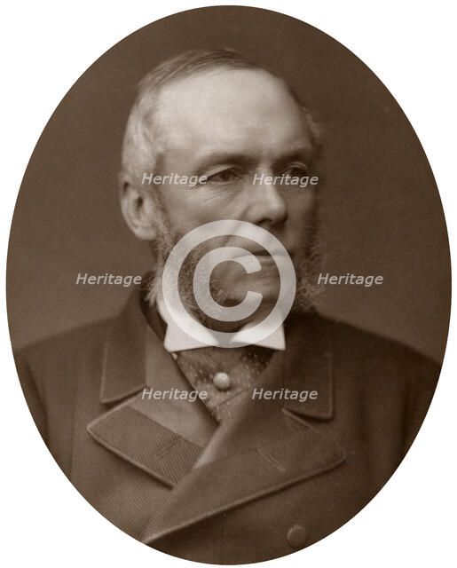 Right Hon George Osborne Morgan, QC, MP, Judge Advocate-General, 1883.Artist: Lock & Whitfield