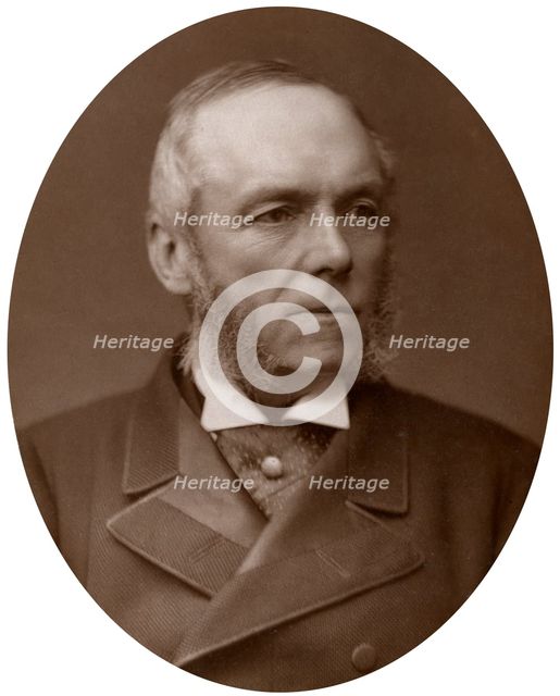 Right Hon George Osborne Morgan, QC, MP, Judge Advocate-General, 1883.Artist: Lock & Whitfield