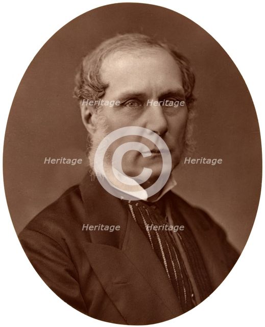 Right Hon Lord Selborne, ex-Lord High Chancellor of England, 1876.Artist: Lock & Whitfield
