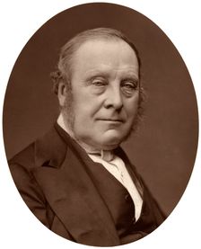 Right Hon Lord Redesdale, Chairman of Committees of the House of Lords, 1876.Artist: Lock & Whitfield