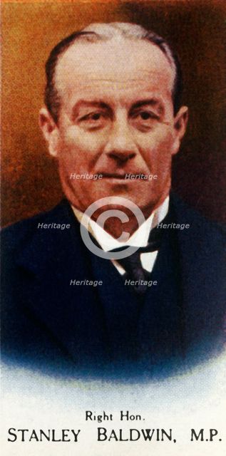 'Right Hon. Stanley Baldwin, M.P.', 1927. Creator: Unknown.