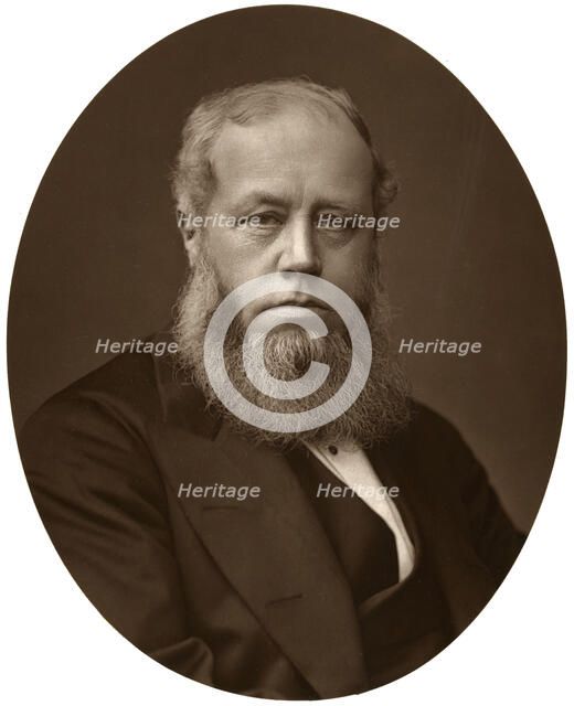 Right Hon Sir Richard Baggallay, Judge of the Supreme Court of Appeal, 1876.Artist: Lock & Whitfield