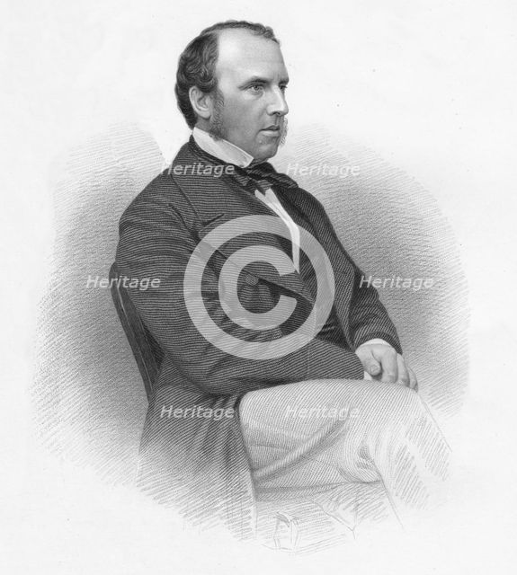 'Right Hon. Viscount Canning', 1859. Artist: William Roffe.