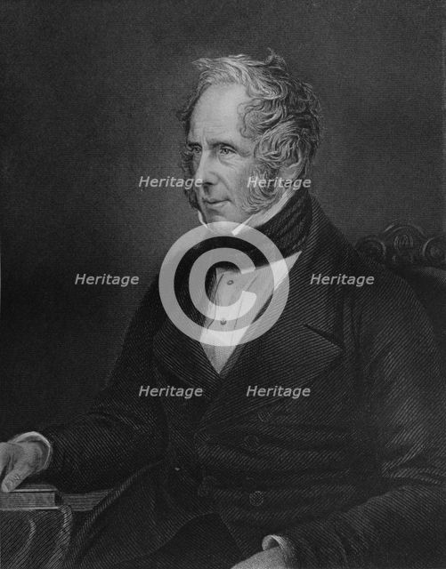 'Right Honourable Viscount Palmerston, K.G.', 1859. Artist: Thomas William Hunt.