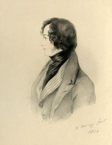 Right Honourable Benjamin Disraeli MP 1834. Creator: Richard James Lane