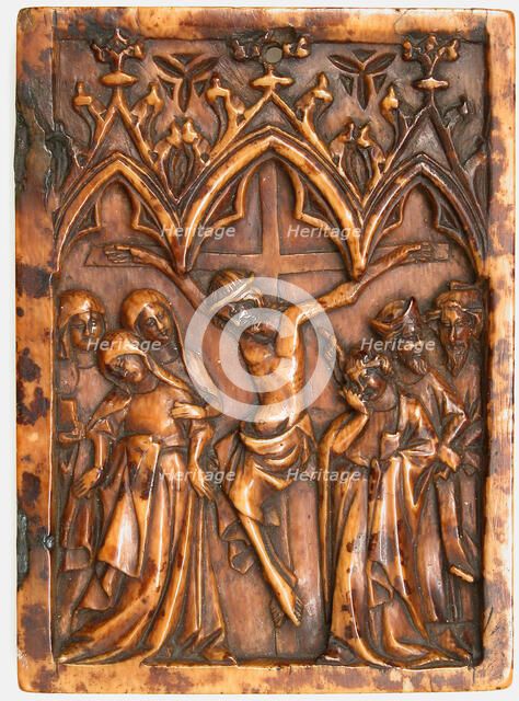 Right Wing of a Diptych with Crucifixion, French (?), first half 14th century. Creator: Unknown.