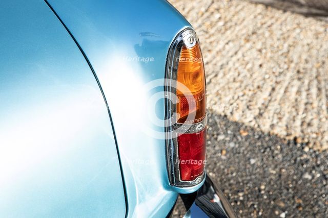Right tail lights of a 1961 Aston Martin DB4 GT SWB lightweight. Creator: Unknown.