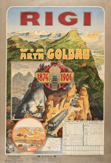 Rigi - via Arth Goldau , 1906. Creator: Anonymous