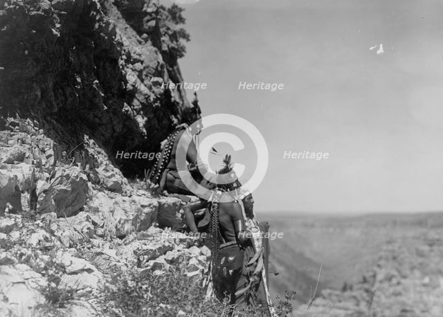 Rigid and statuesque, c1905. Creator: Edward Sheriff Curtis.