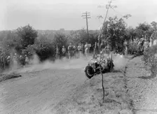 Riley 9 Brooklands, Bugatti Owners Club Hill Climb, Chalfont St Peter, Buckinghamshire, 1935. Artist: Bill Brunell