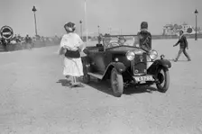 Riley at the Boulogne Motor Week, France, 1928. Artist: Bill Brunell
