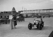Riley Imp competing in the JCC Rally, Brooklands, Surrey, 1939. Artist: Bill Brunell