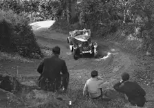 Riley of CJS Montague-Johnson, B&HMC Brighton-Beer Trial, Simms Hill, Ilsington, Devon, 1930. Artist: Bill Brunell