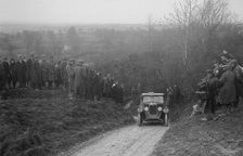 Riley of BG Marriott competing in the MCC Exeter Trial, Ibberton Hill, Dorset, 1930. Artist: Bill Brunell