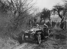 Riley of G Clifton at the Sunbac Colmore Trial, near Winchcombe, Gloucestershire, 1934. Artist: Bill Brunell