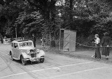 Riley of JM Laing, winner of a bronze award at the MCC Torquay Rally, July 1937. Artist: Bill Brunell