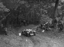 Riley Lynx taking part in a motoring trial, c1930s. Artist: Bill Brunell