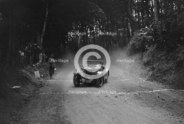 Riley Lynx taking part in a motoring trial, c1930s. Artist: Bill Brunell.