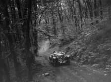 Riley Lynx competing in the Mid Surrey AC Barnstaple Trial, 1934. Artist: Bill Brunell