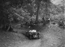 Riley taking part in a motoring trial, c1930s. Artist: Bill Brunell