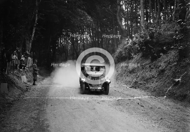 Riley taking part in a motoring trial, c1930s. Artist: Bill Brunell.