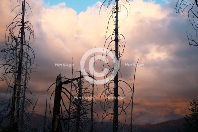 Rim of the World sunset, Yosemite, California, USA, 2022. Creator: Ethel Davies.
