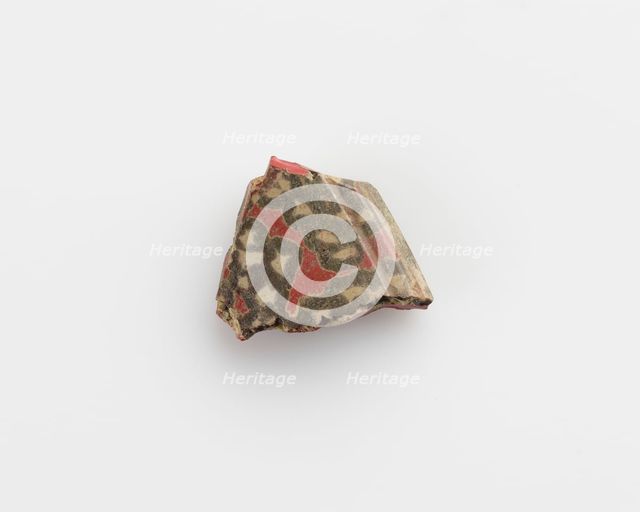 Rim fragment of a bowl or cup, Ptolemaic Dynasty or Roman period, 200 BCE-100 CE. Creator: Unknown.