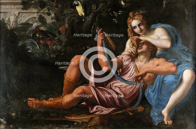 Rinaldo and Armida, 1601. Creator: Carracci, Annibale (1560-1609).
