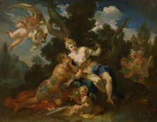 Rinaldo and Armida, 1720-1750. Creator: Michele Rocca
