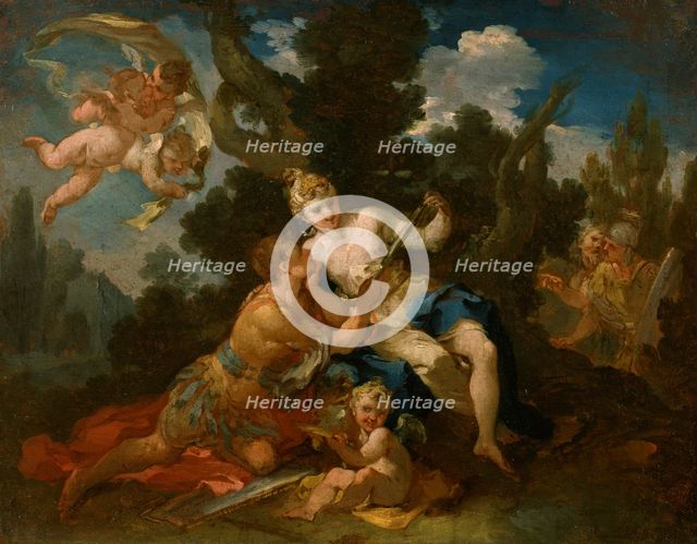 Rinaldo and Armida, 1720-1750. Creator: Michele Rocca.
