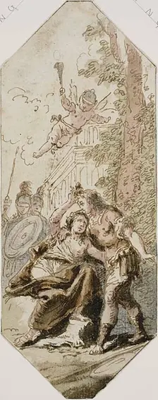 Rinaldo and Armida, n.d. Creator: Francesco Fontebasso