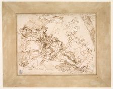 Rinaldo and Armida, c.1693. Creator: Donato Creti