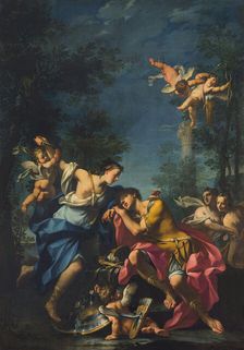 Rinaldo and Armida. Creator: Borroni, Giovanni Angelo (1684-1772)