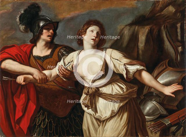 Rinaldo and Armida. Creator: Guercino (1591-1666).