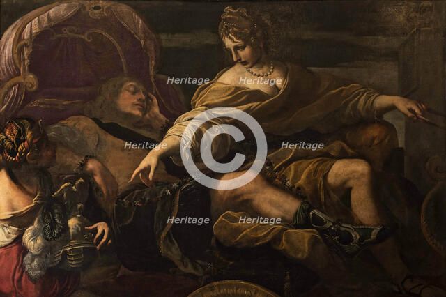 Rinaldo and Armida, First half of the 17th century. Creator: Tiarini, Alessandro (1577-1668).