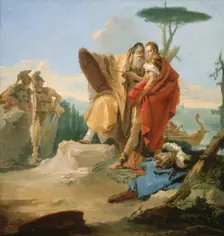 Rinaldo and the Magus of Ascalon, 1742/45. Creator: Giovanni Battista Tiepolo