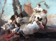 Rinaldo Enchanted by Armida 1742-1745. Artist: Giovanni Battista Tiepolo