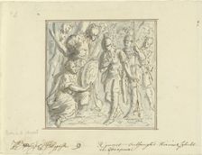 Rinaldo gets new weapons, 1677-1755. Creator: Elias van Nijmegen