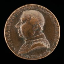Rinaldo Orsini, d. 1510, Archibishop of Florence 1474 [obverse], probably 1485. Creator: Niccolo Fiorentino