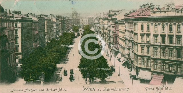 Ringstraße (Kärntner Ring), Vienna Artist: Anonymous  