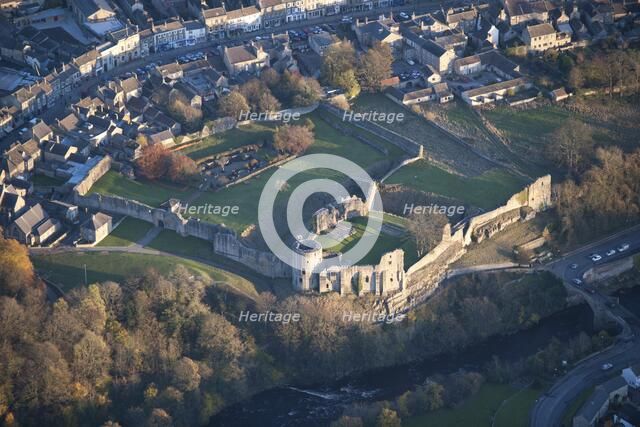 Ringwork and later shell keep castle, Barnard Castle, County Durham, 2013. Creator: Historic England Staff Photographer.