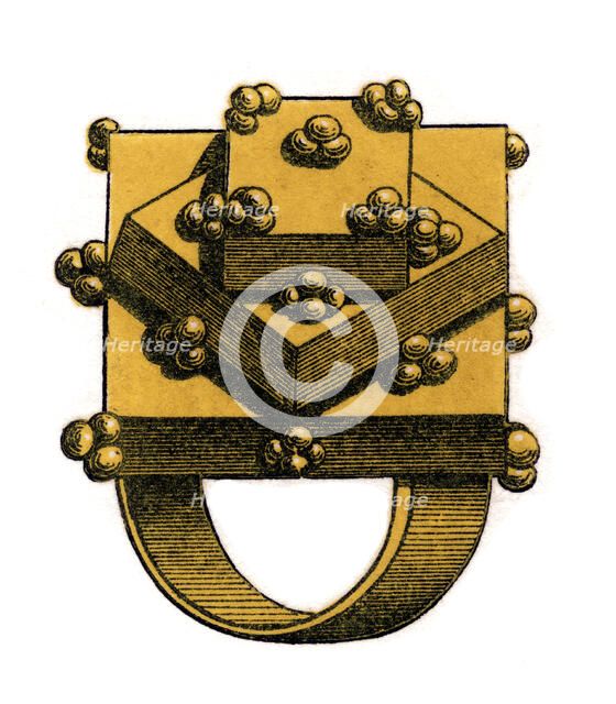 Ring, (1843).Artist: Henry Shaw