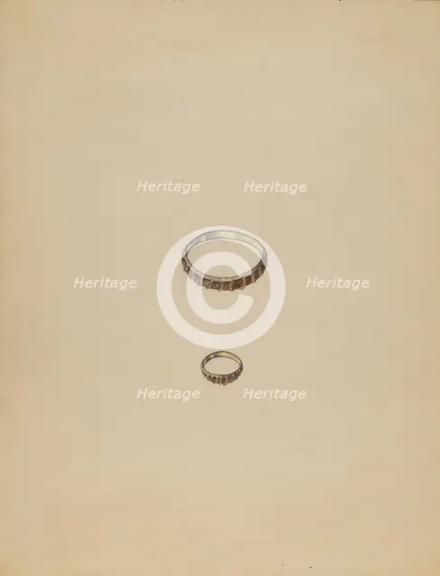 Ring, 1935/1942. Creator: Unknown.