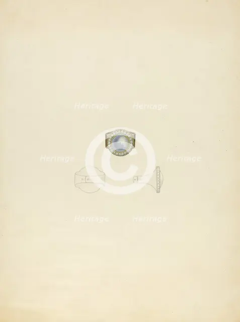 Ring, 1935/1942. Creator: John H. Tercuzzi.