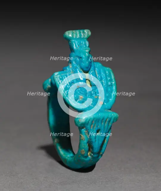 Ring with Aegis of Nepthys, 945-715 BC. Creator: Unknown.