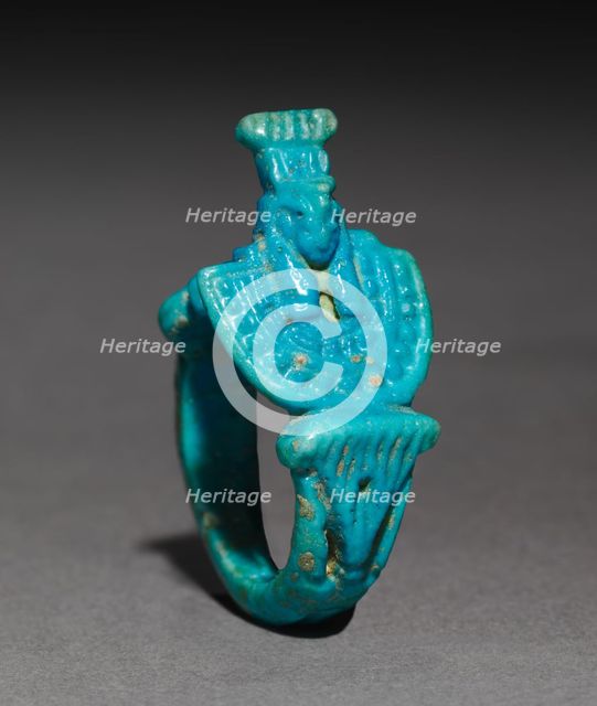 Ring with Aegis of Nepthys, 945-715 BC. Creator: Unknown.